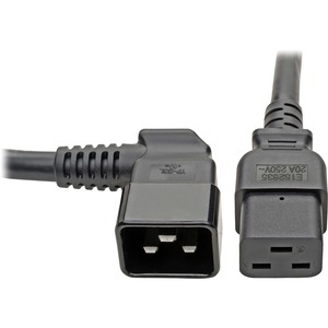 2FT 12AWG HVY DTY  IEC-320-C19 TO IEC-320-C20 POWER CORD RT ANGLE