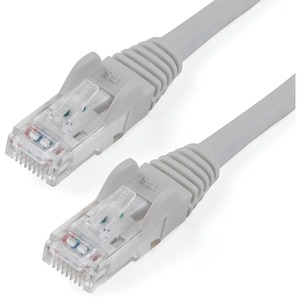 StarTech 7ft CAT6 Ethernet Cable - Gray Snagless Gigabit - 100W PoE UTP 250Mhz Category 6 Patch Cord UL Certified Wiring/TIA