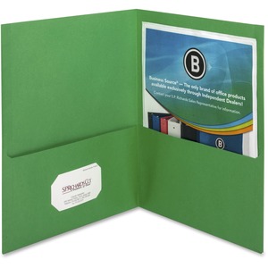Two-Pocket Folders Green