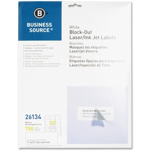 Block-out Mailing Laser/Inkjet Label