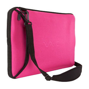 VAIO VPGAMC9/P PINK/BLACK REVERSIBLE NOTEBK SLEEVE UP 15.5IN