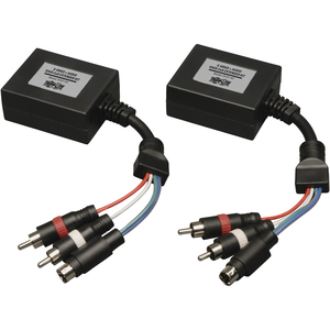 S VIDEO WITH STEREO AUDIO OVER CAT5 EXTENDER KIT