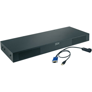 Lenovo 1754A1X KVM Switch - 8 Computer(s) - WSXGA+ - 1680 x 1050 - Rack-mountable - 1U