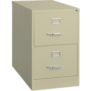 2 Drawer Putty Vertical File Cabinet - Click Image to Close