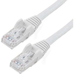 StarTech.com 75ft CAT6 Ethernet Cable - White Snagless Gigabit - 100W PoE UTP 650MHz Category 6 Patch Cord UL Certified Wiring/TIA