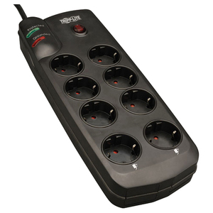 INTL SURGE PROTECTOR 8OUT SCHUKO TYPE F 2M GERMAN PLUG 2280J