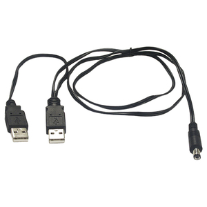 B&B Double-USB Power Cable (for ALL MiniMc models) (36" cable)