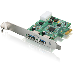 SUPERSPEED USB 3.0 PCI EXPRESS CARD.ADD 2 SUPERSPEED USB PORTS TO YOUR PC
