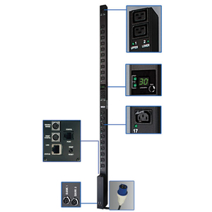 SWITCHED PDU 230V 30A 0U RM 20XC13 4XC19 &nbsp;<img src="/images/free_ground_shipping.gif" border="0" alt="Free Ground Shipping" title="Free Ground Shipping" >