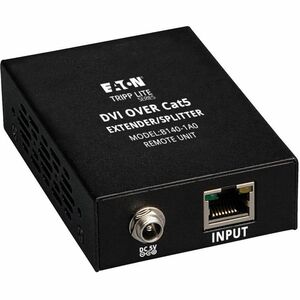 Eaton Tripp Lite Series DVI over Cat5/6 Active Extender, Box-Style Remote Receiver for Video, DVI-I Single Link, Up to 200 ft. (60 m), TAA