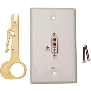 DVI OVER CAT5 PASSIVE EXTENDER REMOTE WALLPLATE TAA/GSA