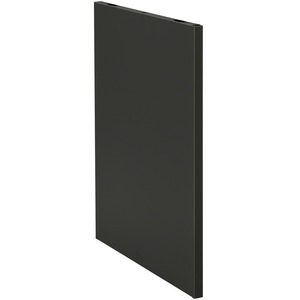 HON Initiate Station-to-go Slotted End Panel - 24" Width x 1.12" Depth x 29" Height - Charcoal Gray