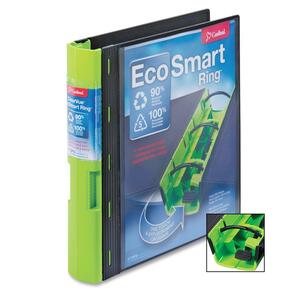 Cardinal Recycled View Binder - Letter - 8.5" x 11" - 2" Capacity - 1 Each - Black, Green