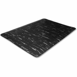 36"x60" Black Marble Top Anti-Fatigue Floor Mats - Click Image to Close