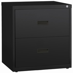 2 Drawer 30"W Black Lateral File - Click Image to Close