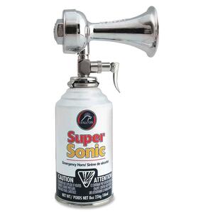 Falcon Lightweight Super Sonic Metal Safety Horn - 120 dB - Audible - Red, White, Blue