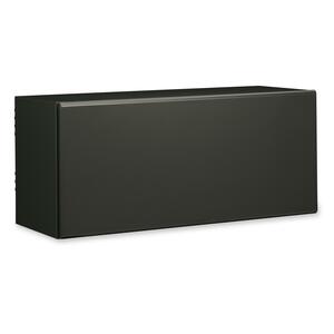 HON Initiate Station-to-go Slotted Overhead Panel - 36" Width x 14.25" Depth x 16" Height - Charcoal Gray