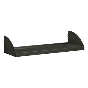 HON Initiate Open Book Shelf - 36" Width x 13.75" Depth x 8" Height - Charcoal