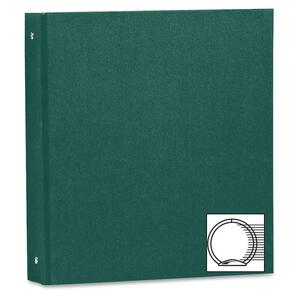 Recycled Round Ring 1" Green Binder