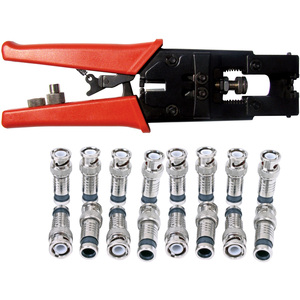 Q-see Compressor Tool with 16 Pack BNC Compressor Connectors