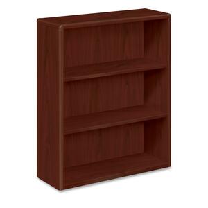HON 10753 Bookcase - 36" Width x 13" Depth x 43" Height - Wood - Mahogany