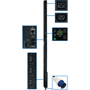 PDU3VN3G60 MONITORED PDU 208V 3-PHASE IEC-309 0U RM 30XC13 6XC19 &nbsp;<img src="/images/free_ground_shipping.gif" border="0" alt="Free Ground Shipping" title="Free Ground Shipping" >