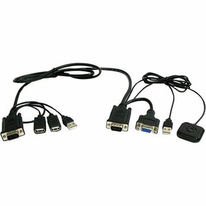 StarTech.com 2 Port USB VGA Cable KVM Switch - USB Powered w/ Remote Switching SV221NANOU