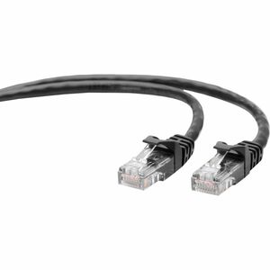 Wirewerks 3FT Cat5e RJ45 Molded Snagless Patch Cable Stranded Copper 568A/B Black