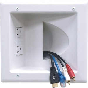 Peerless_AV Recessed Low Voltage Media Plate With 