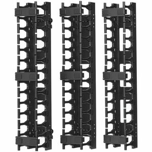Tripp Lite by Eaton SmartRack 3-in. (7.62 cm) Wide High Capacity Vertical Cable Manager - Double finger duct
