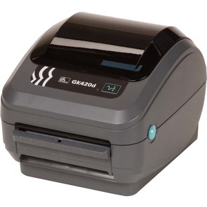 Zebra GK420d Desktop Direct Thermal Printer - Monochrome - Label Print - USB - Serial - Parallel