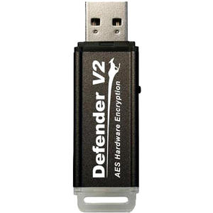 Kanguru Defender V2 KDV2-4G-RED 4 GB USB 2.0 Flash Drive - Red - 1 Pack KDV2-4G-RED