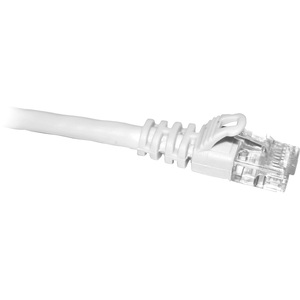 ClearLinks 25FT Cat5E 350MHZ White Molded Snagless Patch Cable - Category 5E for Network Device - 25ft - 1 x RJ-45 Male Network - 1 x RJ-45 Male Network - White