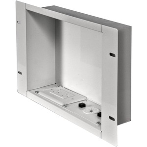 Peerless-AV IBA2AC Mounting Box - High Gloss Black - High Glossy Black - Cold-rolled Steel (CRS)