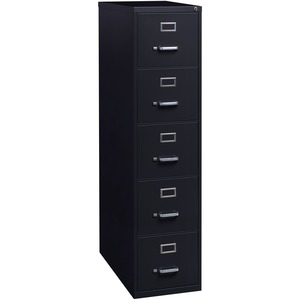 5 Drawer Black Commercial Grade File Cabinet - Click Image to Close