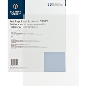 Full Sheet Top Load Poly Sheet Protectors - Click Image to Close