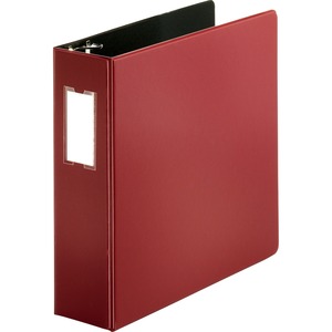 Slanted D-ring 3" Binders Burgundy - Click Image to Close