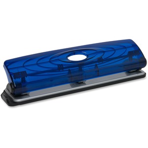 Translucent Manual Hole Punch Blue - Click Image to Close