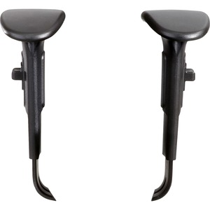 Black Task Chair Adjustable T-Pad Arm Kit - Click Image to Close