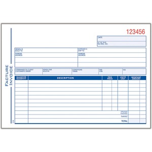 Invoice Form Book - Click Image to Close