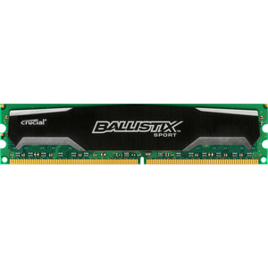 Crucial Ballistix Sport 2GB DDR2 SDRAM Memory Module - 2 GB (1 x 2 GB) - DDR2 SDRAM - 800 MHz DDR2-800/PC2-6400 - Non-ECC - Unbuffered - 240-pin - DIMM
