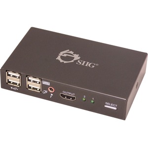SIIG 2 x 1 USB HDMI KVM Switch CE-KV0011-S1