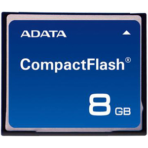Adata 8 GB CompactFlash - 29 MB/s Read - 10 MB/s Write - Lifetime Warranty