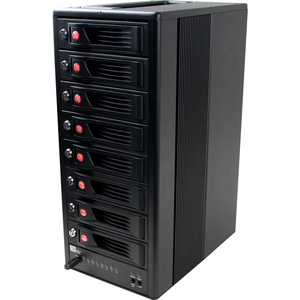 CRU RTX Secure 810-NJ DAS Array - RAID Supported - 8 x Total Bays - Infiniband Tower