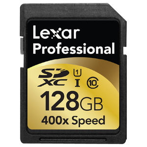 Lexar LSD128CTBNA400 128GB 400X SDXC Card