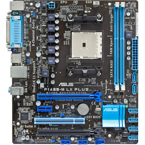 Asus F1A55-M LX PLUS Desktop Motherboard - AMD A55 Chipset - Socket FM1 F1A55-M LX PLUS
