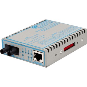 Omnitron FlexPoint GX/T 10/100/1000 UTP to 100/1000X Fiber Ethernet Media Converter - 10/100/1000Base-T, 1000Base-X - Desktop, Rack-mountable, Wall Mountable