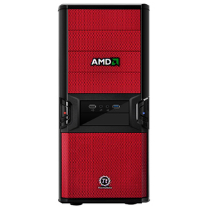 Thermaltake V3 Black AMD Edition ATX Mid Tower Case Black 4X52.5 1X3.5 4X3.5INT Front USB3.0 No PSU