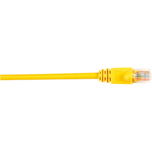 Black Box CAT5e Value Line Patch Cable, Stranded, Yellow, 3-ft. (0.9-m), 10-Pack