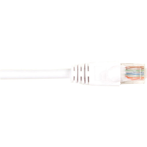 Black Box CAT6 Value Line Patch Cable, Stranded, White, 5-ft. (1.5-m), 25-Pack